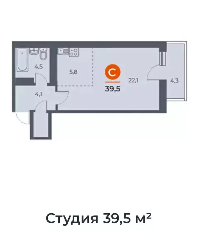 1-комнатная квартира: Ростов-на-Дону, проспект 40-летия Победы, ... - Фото 1