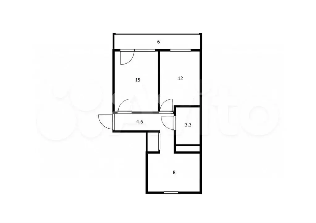 2-к. квартира, 48,9 м, 2/9 эт. - Фото 0