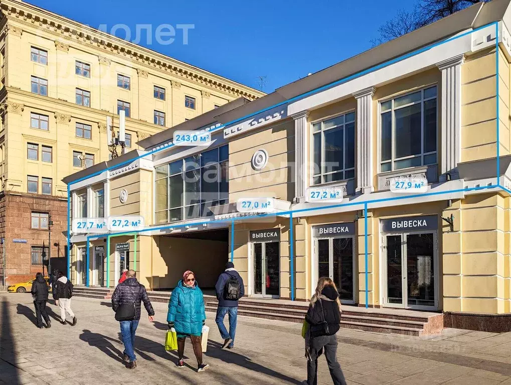 помещение свободного назначения в москва большая садовая ул, 6 (27 м) - Фото 0