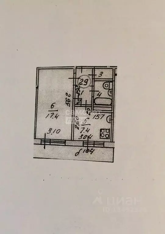 1-к кв. Марий Эл, Йошкар-Ола Красноармейская ул., 112 (34.0 м) - Фото 2