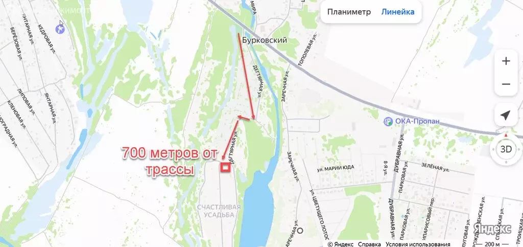 Участок в Бурковский, Счастливая улица (12.5 м) - Фото 1