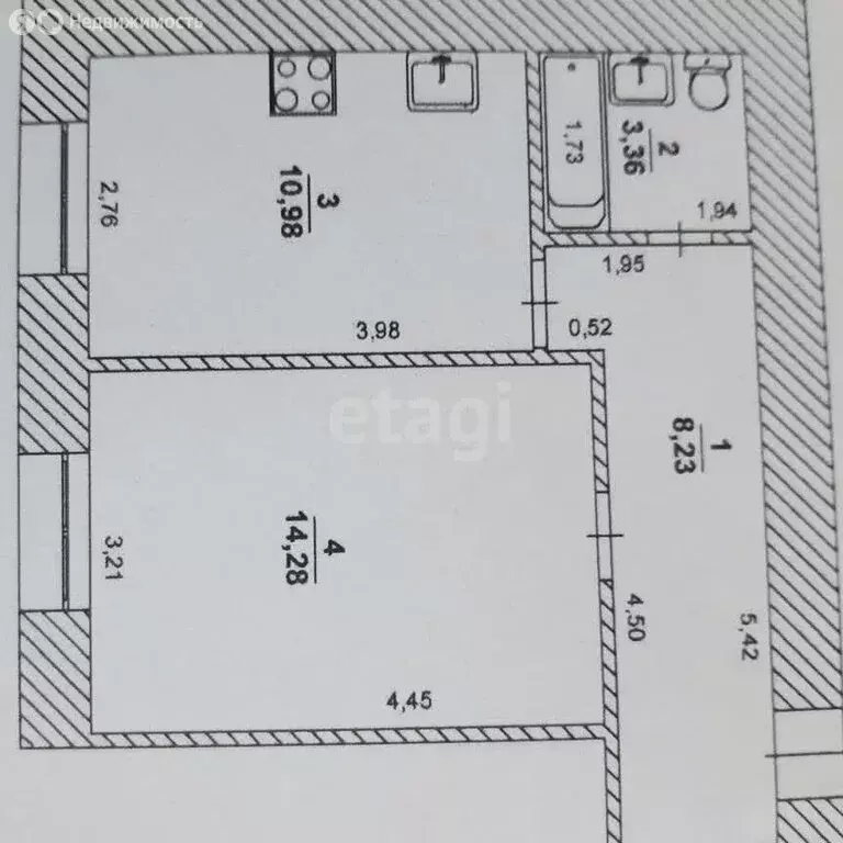 1-комнатная квартира: Ульяновск, улица Станкостроителей, 22 (36.8 м) - Фото 1