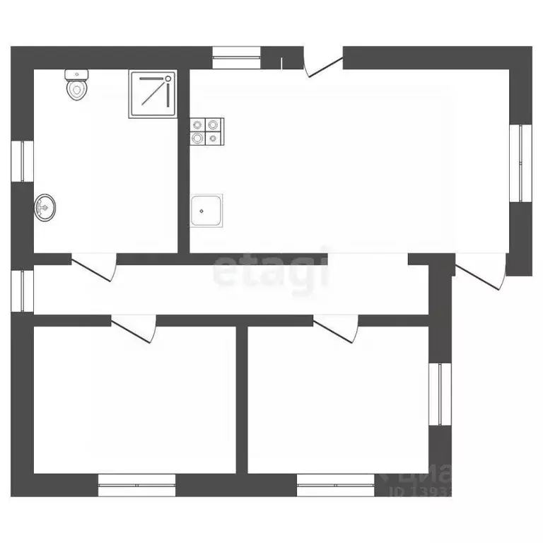 Дом в Тюменская область, Тюменский муниципальный округ, с. Чикча, ... - Фото 2