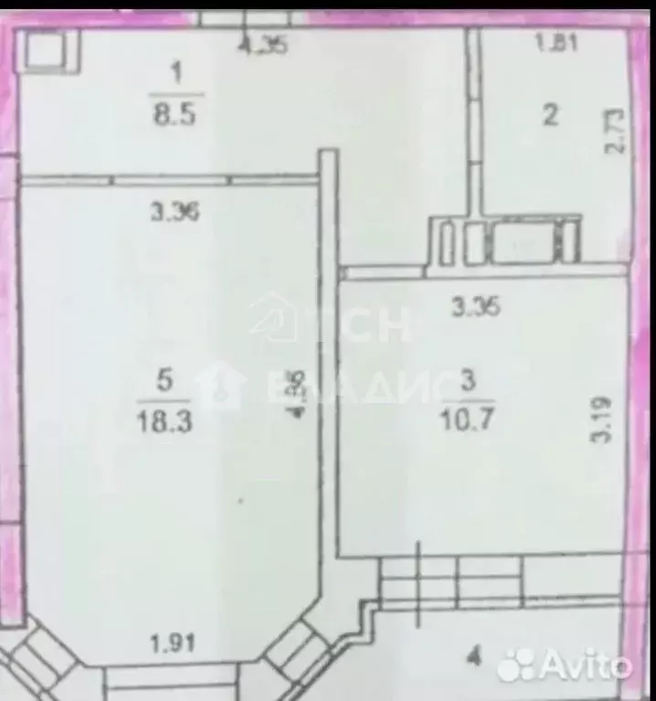1-к кв. Московская область, Щелково Талсинская ул., 23 (43.1 м) - Фото 2