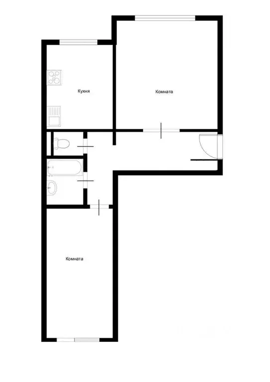 2-к кв. Москва Клязьминская ул., 13 (51.0 м) - Фото 2