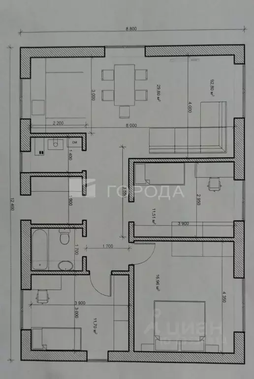 Дом в Алтайский край, Первомайский район, с. Фирсово ул. Российская, ... - Фото 2