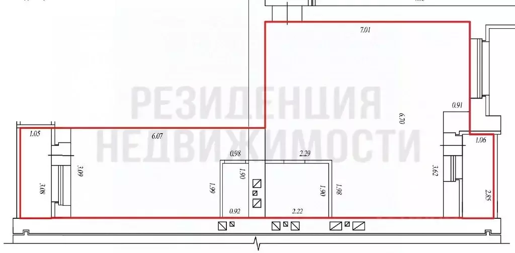 2-к кв. Самарская область, Новокуйбышевск ул. Свердлова, 17 (68.0 м) - Фото 1
