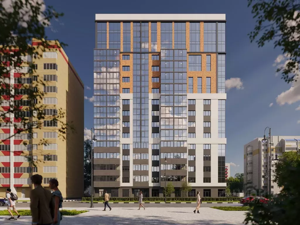 3-к кв. Тамбовская область, Тамбов ул. Карла Маркса, 169 (75.7 м) - Фото 2