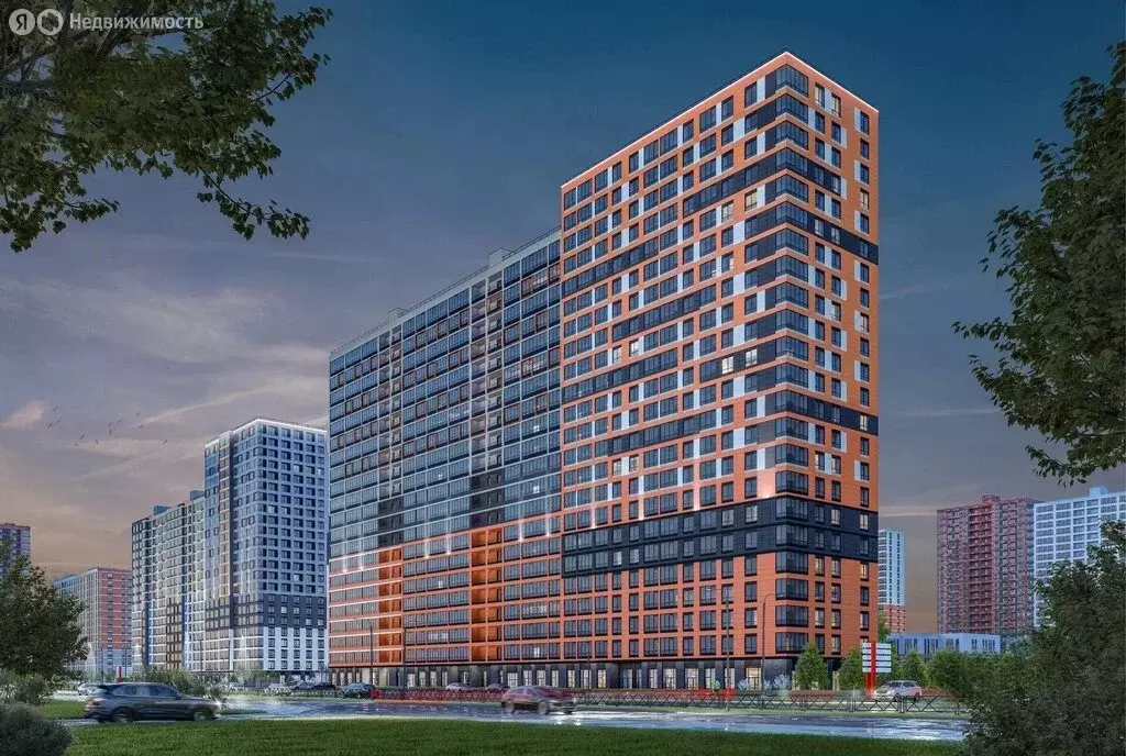 Квартира-студия: деревня Новосаратовка, Яркая улица, 2 (24.9 м) - Фото 1