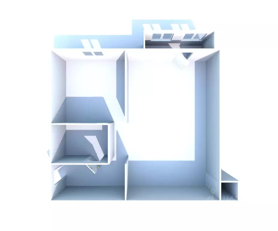 1-к кв. Курганская область, Курган ул. Коли Мяготина, 92 (30.0 м) - Фото 2