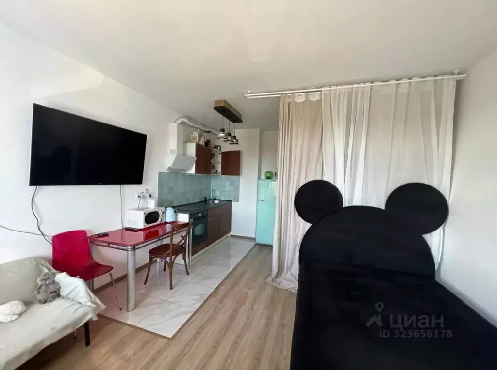 Студия Санкт-Петербург ул. Плесецкая, 2 (26.8 м) - Фото 2