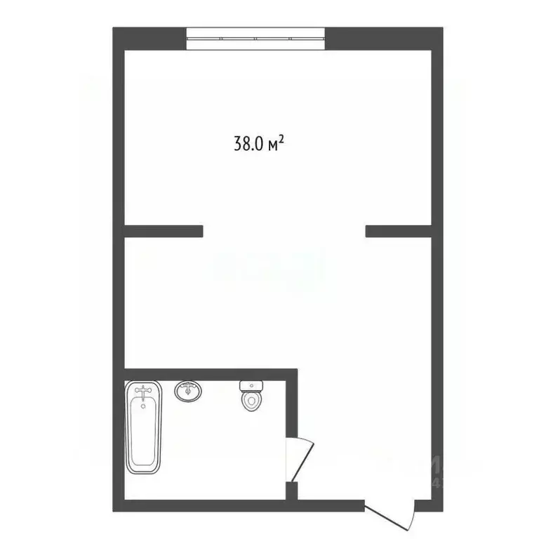 Студия Краснодарский край, Геленджик ул. Мира, 40 (38.0 м) - Фото 1