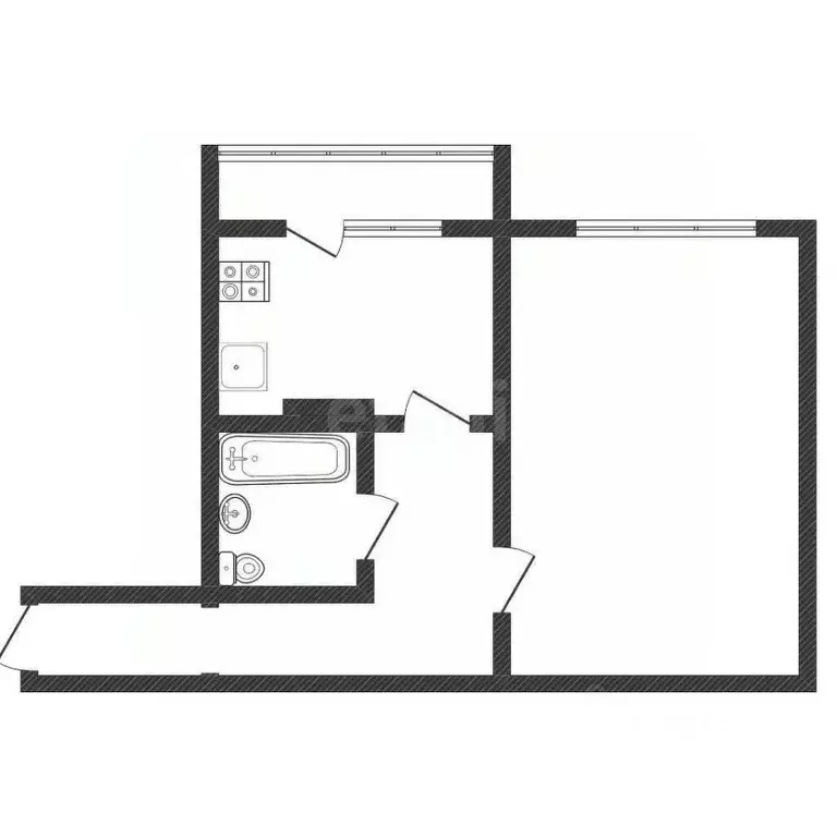 1-к кв. Костромская область, Нерехта ул. Дружбы, 19 (37.4 м) - Фото 0