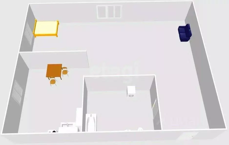 1-к кв. Сахалинская область, Холмск Советская ул., 17 (30.0 м) - Фото 2