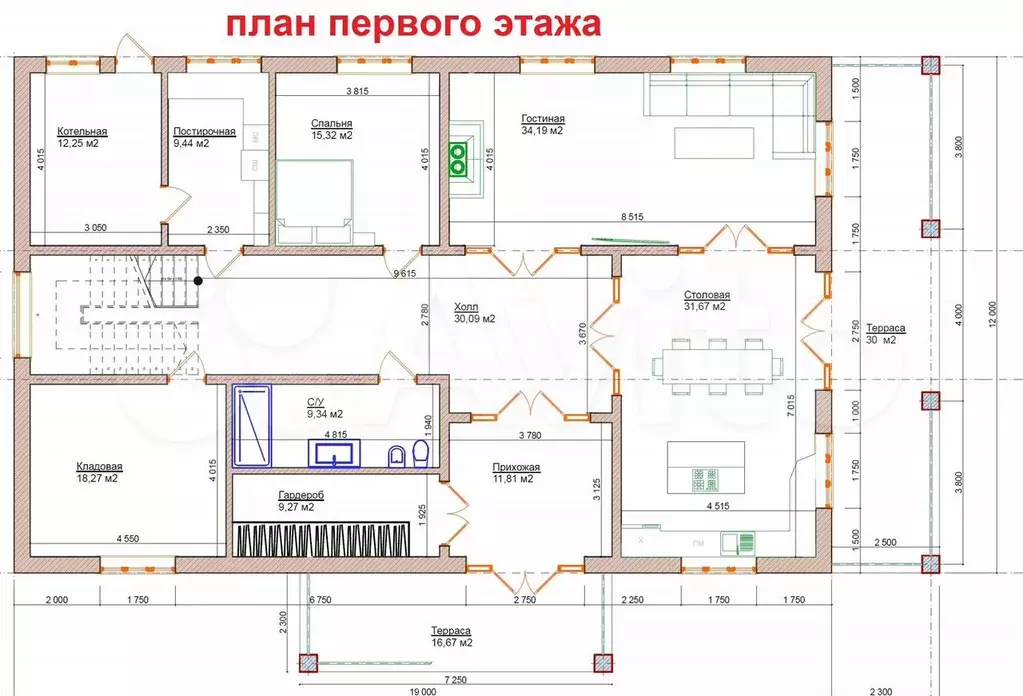 Коттедж 372,4 м на участке 25 сот. - Фото 1