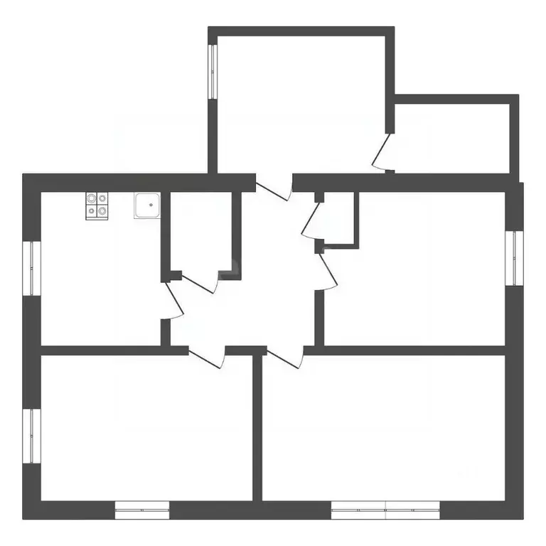 Дом в Тульская область, Ясногорск ул. Тургенева, 25 (55 м) - Фото 2
