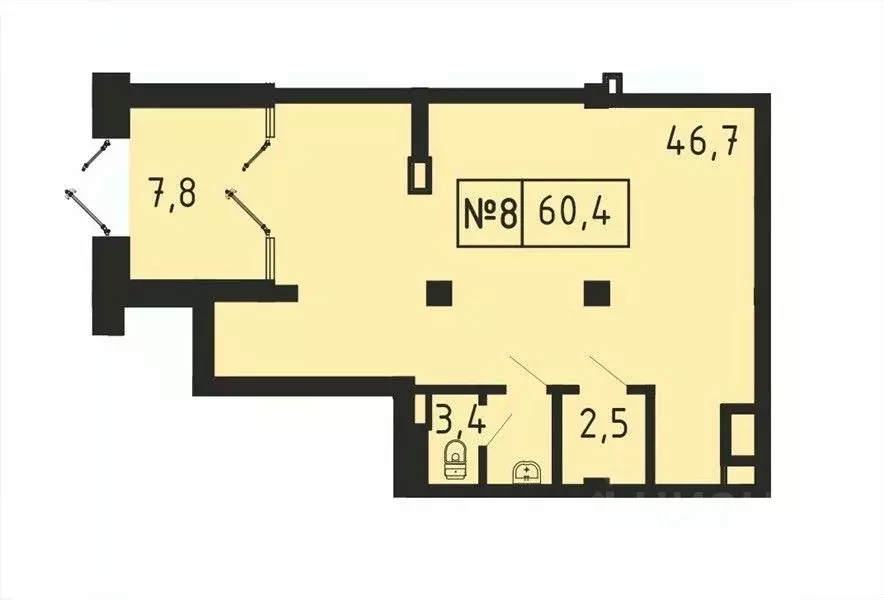 Офис в Московская область, Мытищи городской округ, д. Пирогово ... - Фото 1
