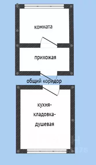 Комната Дагестан, Махачкала ул. Гамзата Цадасы, 45Б (20.0 м) - Фото 1