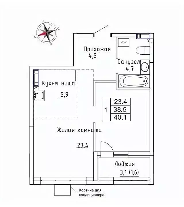 1-к кв. Приморский край, Надеждинский район, пос. Новый Новый жилой ... - Фото 1