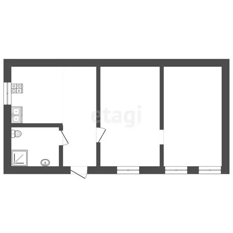 Дом в Терек, улица Кирова (40.7 м) - Фото 1