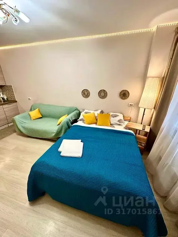 1-к кв. Санкт-Петербург ул. Александра Матросова, 20к2 (27.0 м) - Фото 1