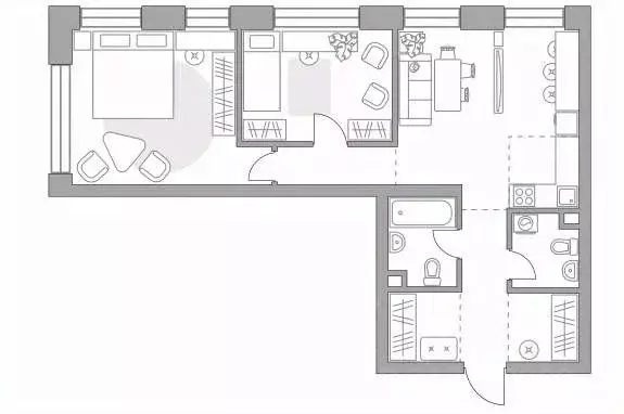 3-к кв. Москва Дубининская ул., 17 (70.23 м) - Фото 0