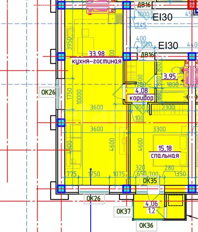 3-комнатная квартира: Беслан, улица Фриева, 47 (75 м) - Фото 1