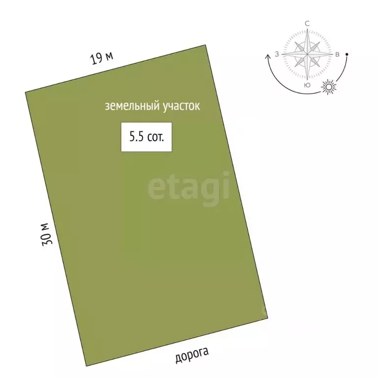 Участок в Ростовская область, Азовский район, Елизаветинское с/пос, ... - Фото 2