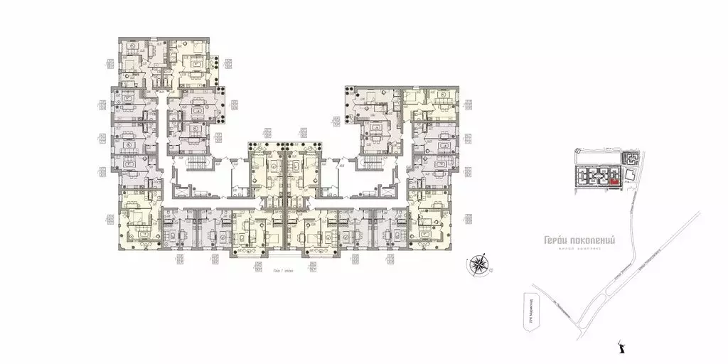 2-комнатная квартира: Волгоград, улица Землячки, 84/3 (56.31 м) - Фото 1