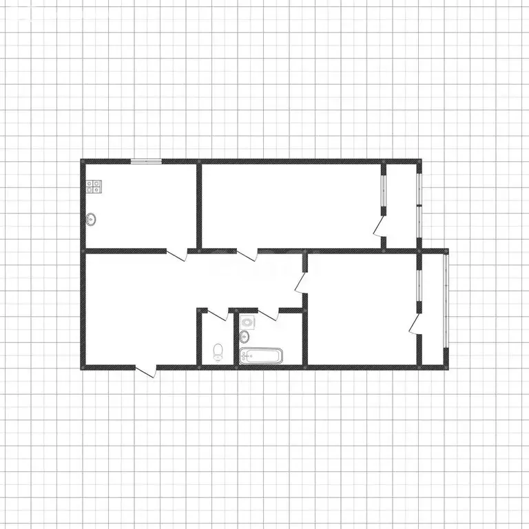 2-комнатная квартира: Воронеж, бульвар Победы, 50Б (74.8 м) - Фото 1