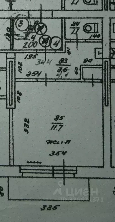 1-к кв. Калининградская область, Калининград Красная ул., 129 (17.7 м) - Фото 0