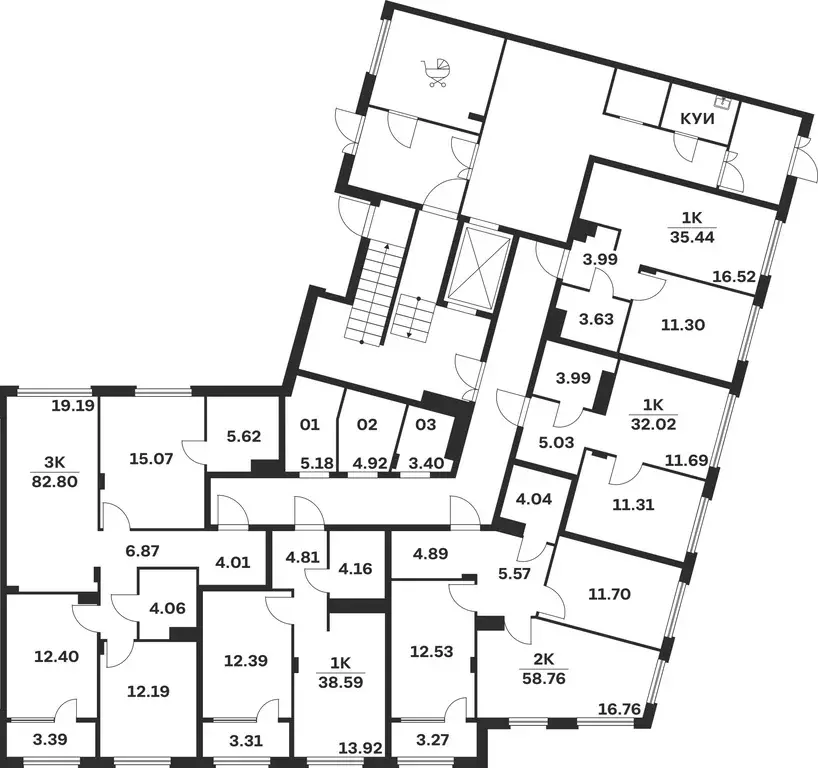 1-к кв. Тульская область, Тула ул. Самоварная, 21/1 (32.02 м) - Фото 2