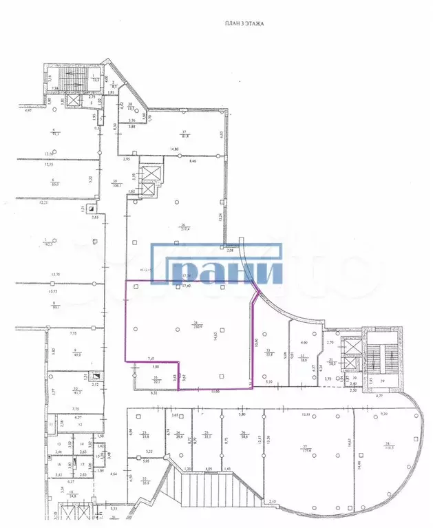 Свободного назначения, офис в БЦ, 228.6 м - Фото 0