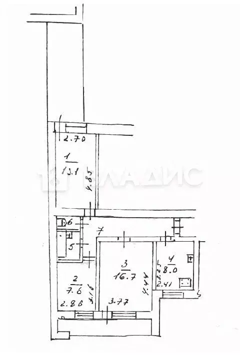 3-к кв. Воронежская область, Воронеж Новосибирская ул., 59 (59.5 м) - Фото 1