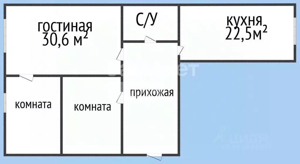 3-к кв. Дагестан, Махачкала ул. Эльзы Ибрагимовой, 27 (97.0 м) - Фото 1