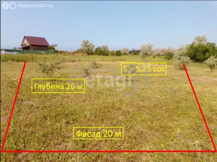 Участок в Краснодарский край, муниципальный округ Анапа, посёлок ... - Фото 1