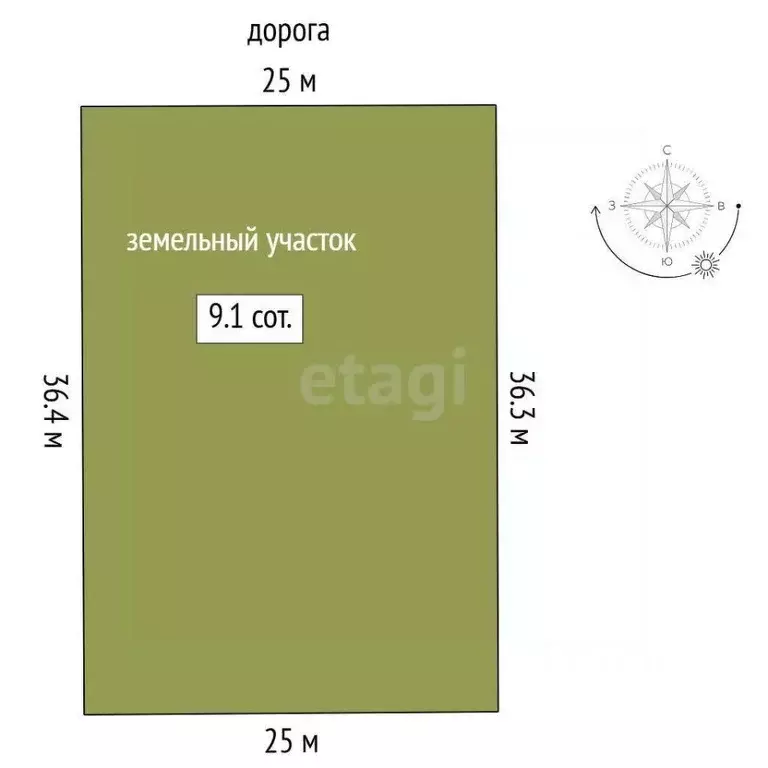 Участок в Тюменская область, Тюменский муниципальный округ, д. Якуши ... - Фото 1