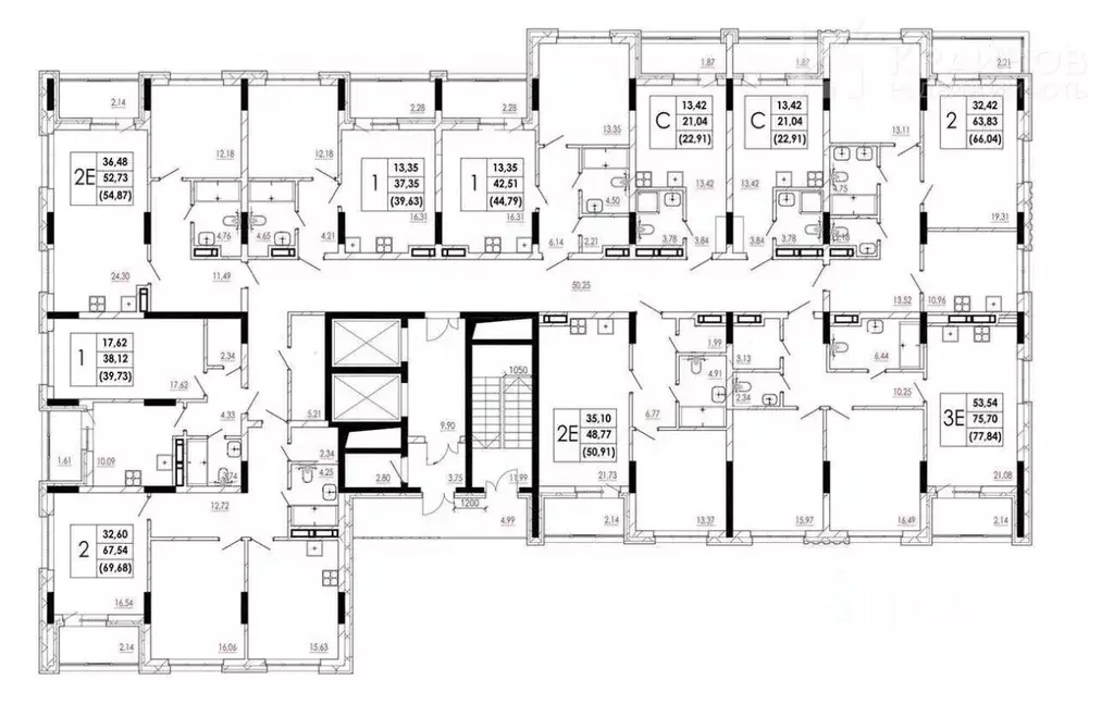 2-к кв. Воронежская область, Воронеж Ленинградская ул., 120Б (54.87 м) - Фото 1