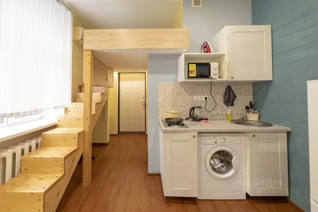 Студия Москва Гостиничная ул., 9 (25.0 м) - Фото 1