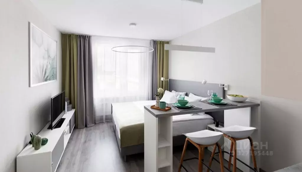 Студия Санкт-Петербург Витебский просп., 99к1 (24.3 м) - Фото 1