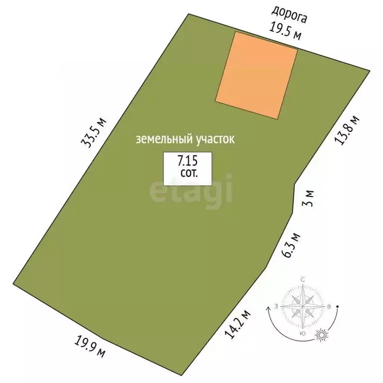 Дом в Саха (Якутия), Якутск Мир ДСК,  (37 м) - Фото 1