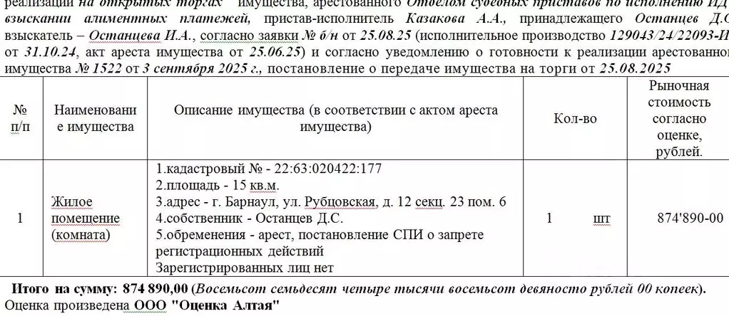 Свободной планировки кв. Алтайский край, Барнаул Восточный мкр, ул. ... - Фото 0