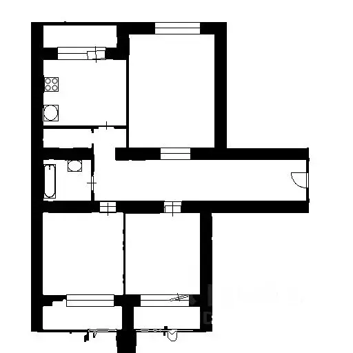 3-к кв. Башкортостан, Уфа ул. Октябрьской Революции, 54Б (89.1 м) - Фото 2