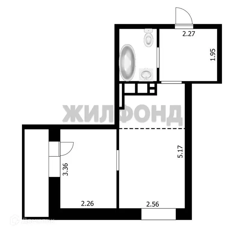 Продаётся 1-к квартира, 28.1 м - Фото 0