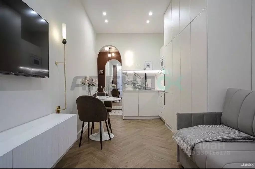 Студия Москва Новоостаповская ул., 20 (25.0 м) - Фото 2