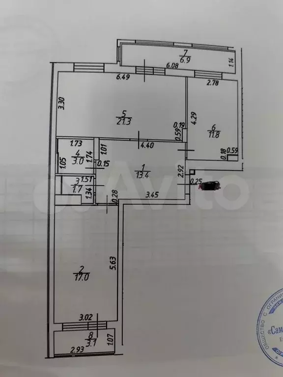 2-к. квартира, 75 м, 9/12 эт. - Фото 0