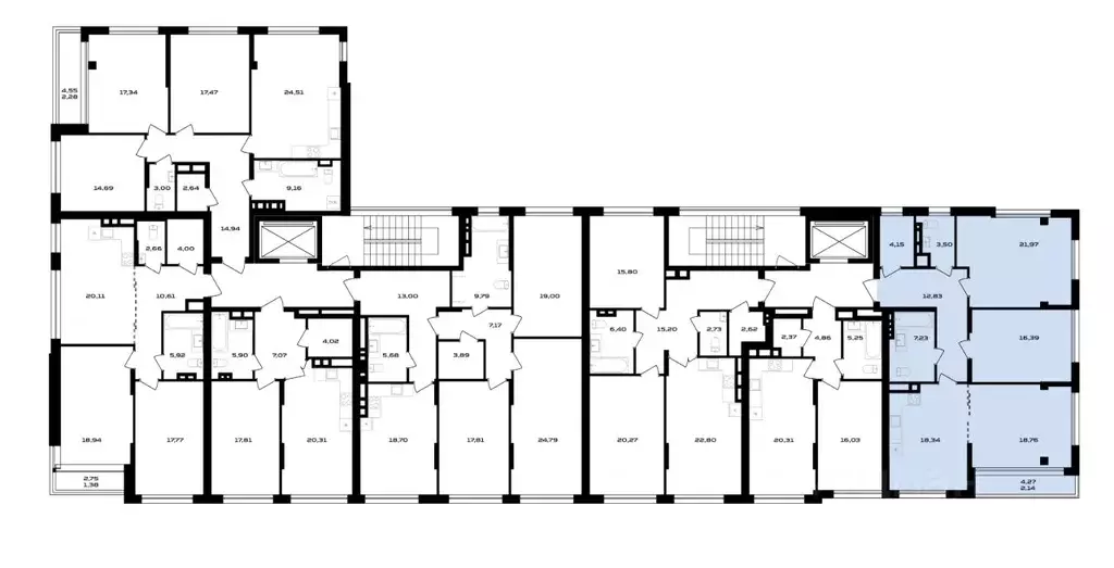 3-к кв. Воронежская область, Воронеж ул. Ольминского, 4 (103.17 м) - Фото 2