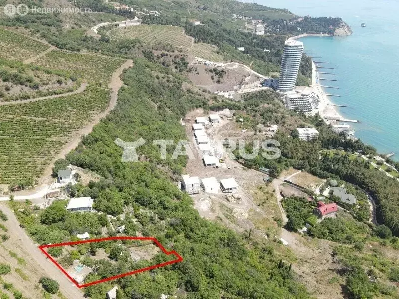 Участок в Партенит, улица Васильченко, 10 (9.3 м) - Фото 1