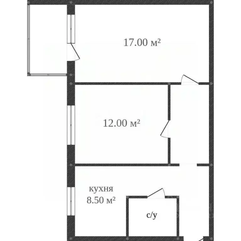 2-к кв. Костромская область, Кострома ул. Новый Быт, 6 (51.3 м) - Фото 1