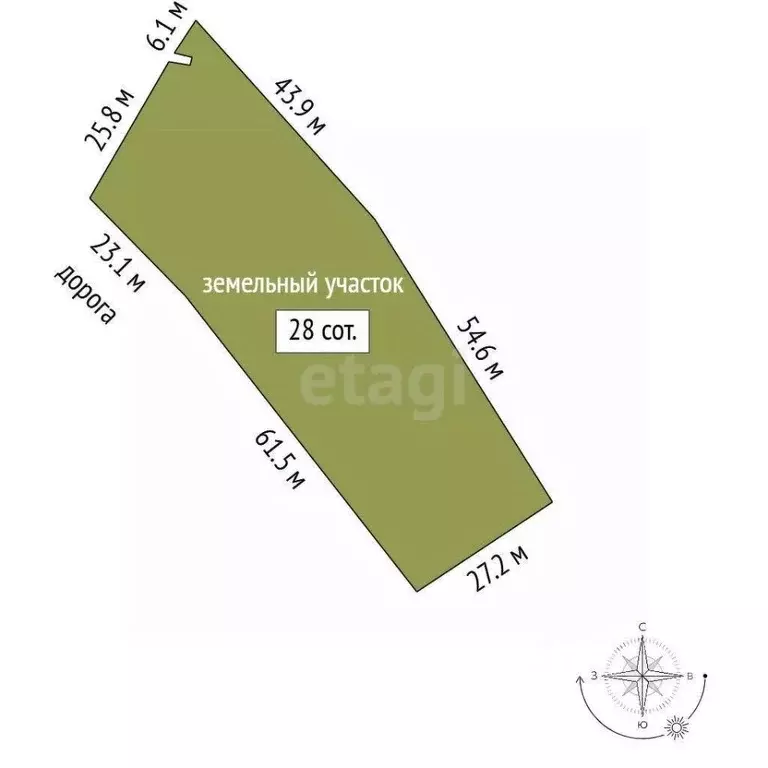 Участок в Костромская область, Шарья городской округ, д. Алешунино ... - Фото 1